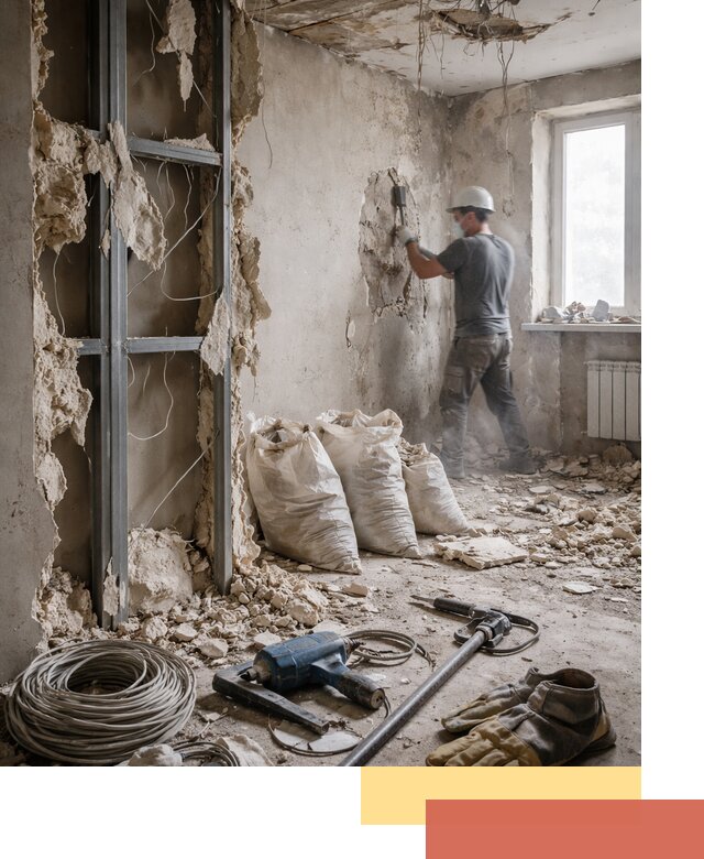 Профессиональный демонтаж зданий и конструкций в Тынде