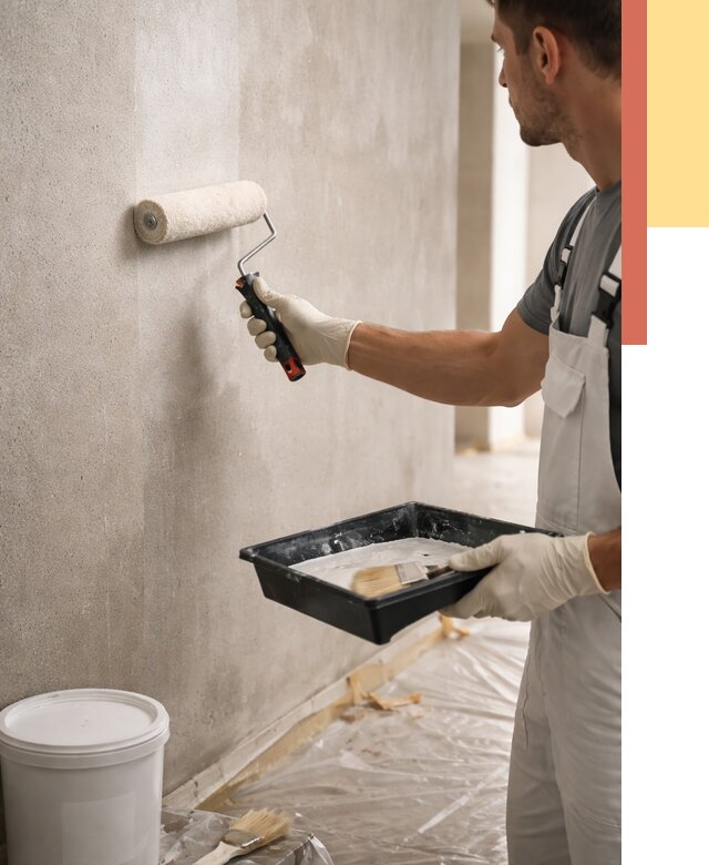 Грунтовка стен в Тынде от 2261 руб. м2 — быстро, недорого, с материалом | ОТДЕЛОЧНИК-Тнд