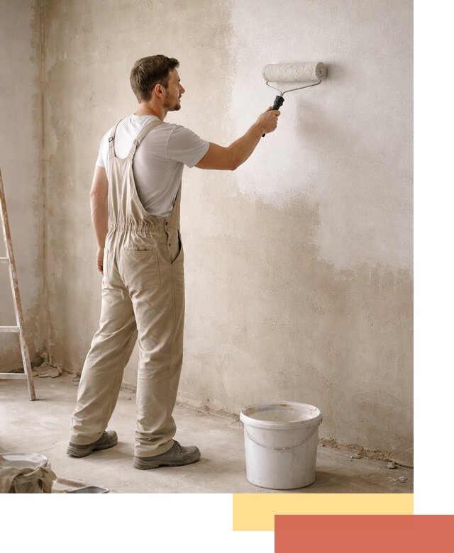 Грунтовка стен под отделку в Тынде профессиональным раствором