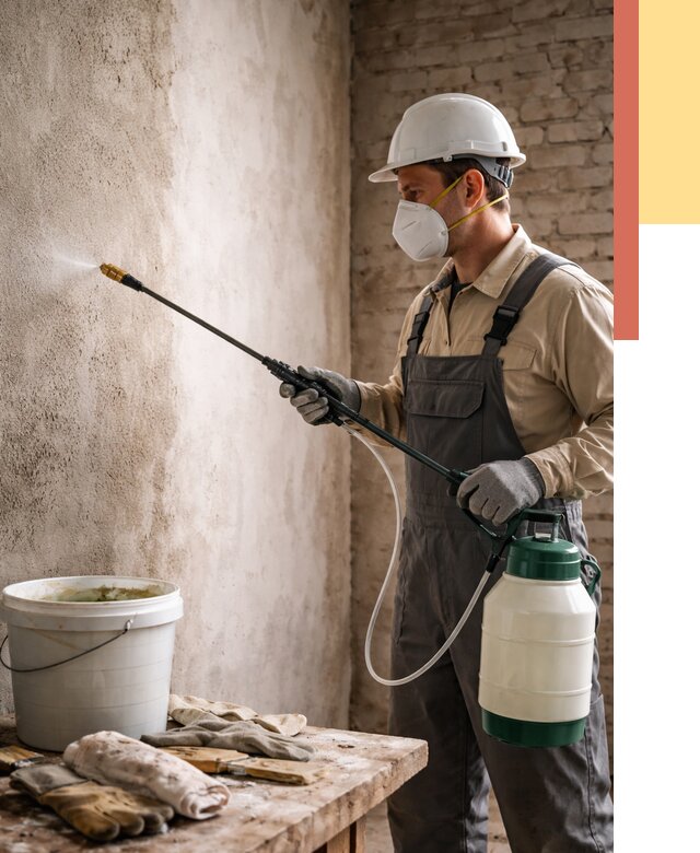 Антисептическая обработка стен в Тынде от 1233 руб. — быстро и недорого | ОТДЕЛОЧНИК-Тнд