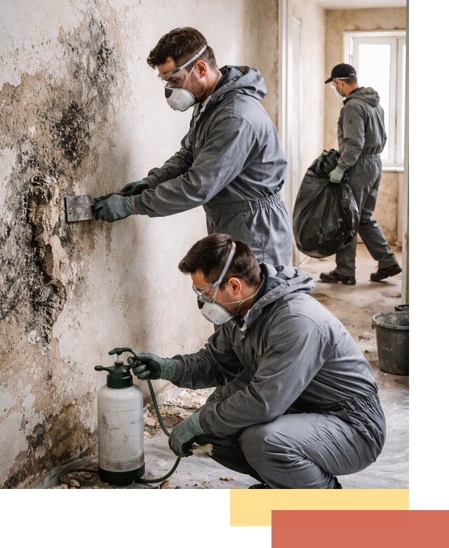 Удаление плесени со стен профессионально в Тынде