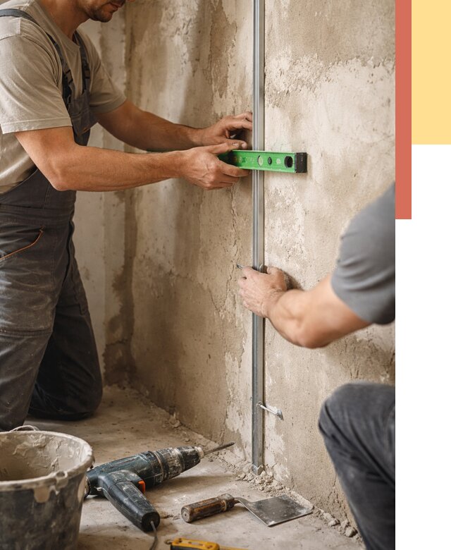 Установка штукатурных маяков в Тынде от 7194 руб. — быстро и недорого | ОТДЕЛОЧНИК-Тнд