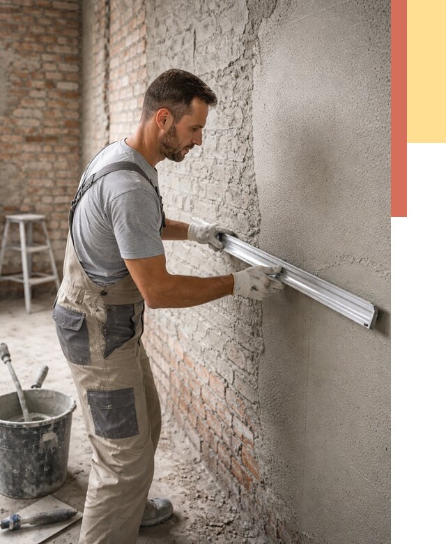 Штукатурка кирпичных стен в Тынде от 4625 руб/м2 — быстро и недорого | ОТДЕЛОЧНИК-Тнд