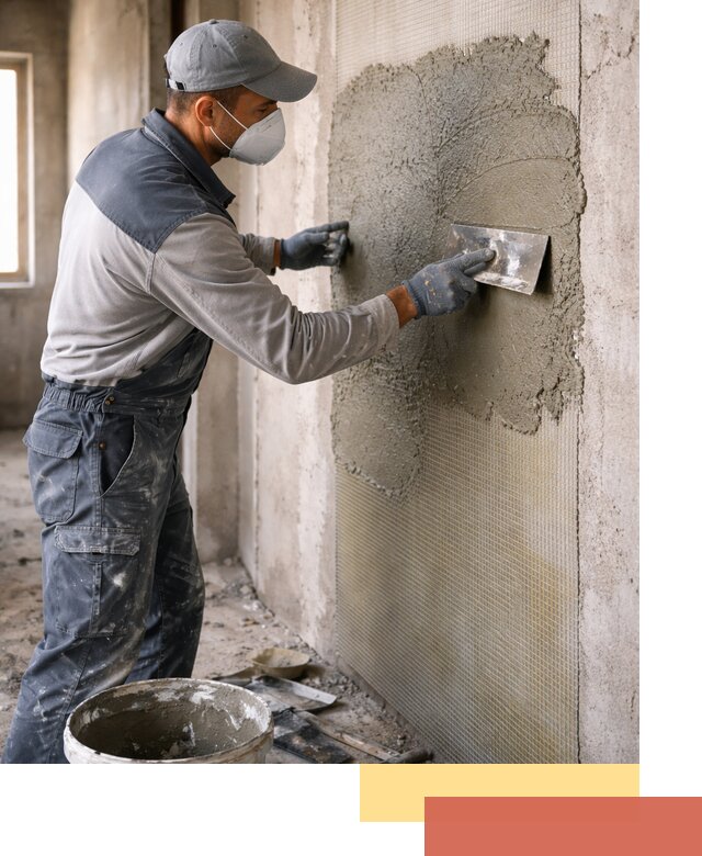 Штукатурка стен по сетке в Тынде под ключ качественно и быстро