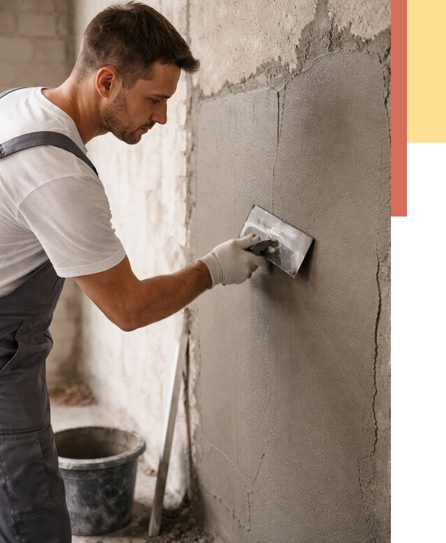 Штукатурка стен под плитку в Тынде от 4316 руб./м2 — выравнивание под плитку | ОТДЕЛОЧНИК-Тнд