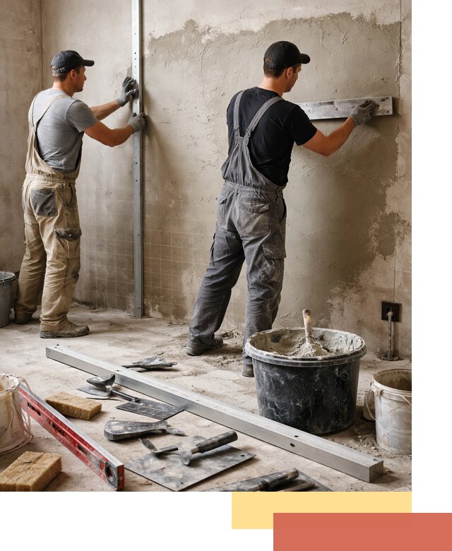 Профессиональная штукатурка стен под плитку в Тынде