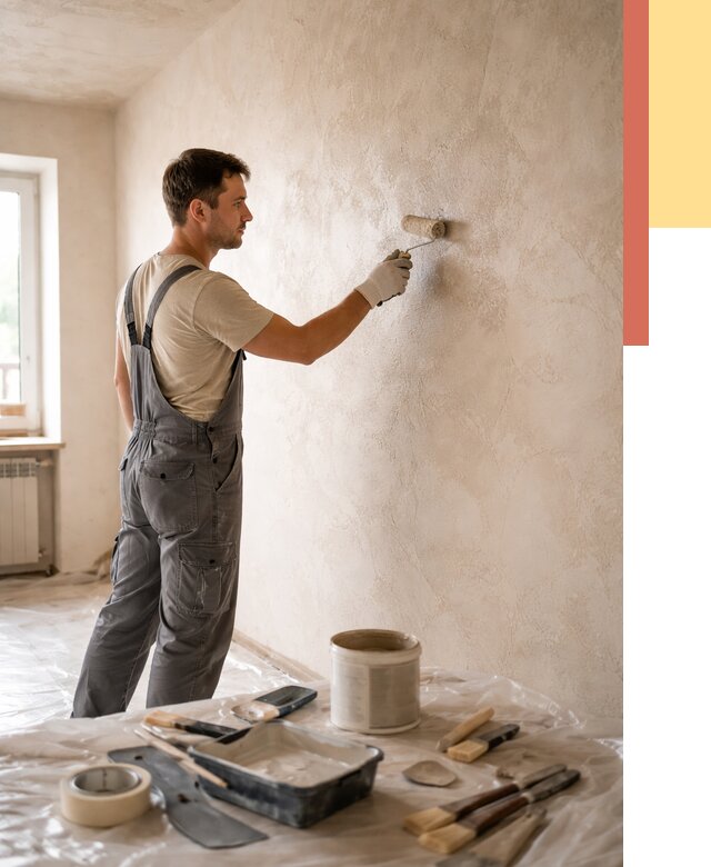 Нанесение лессирующей краски по декоративке в Тынде от 1798 руб. | ОТДЕЛОЧНИК-Тнд