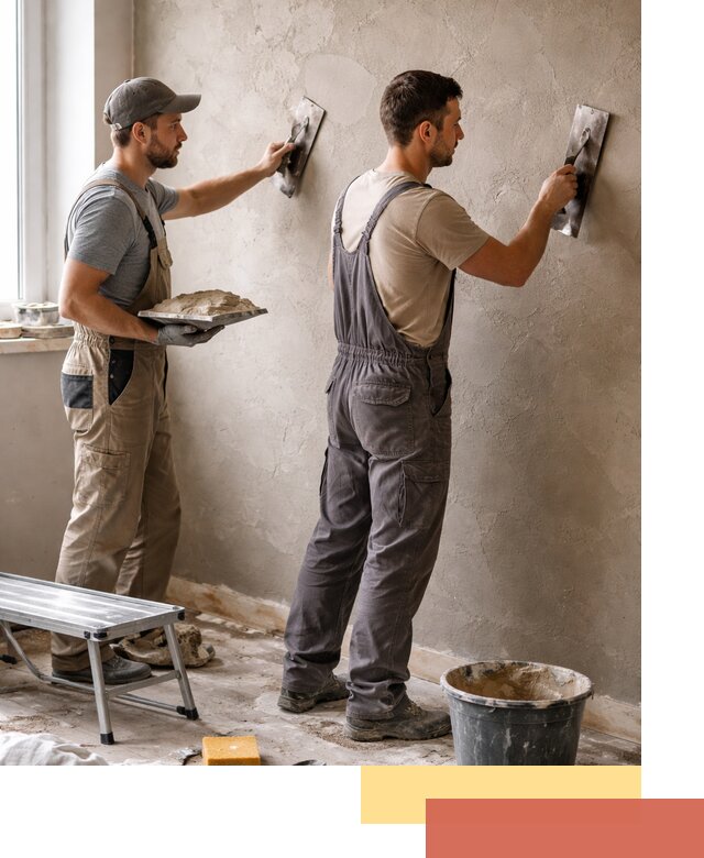 Ремонт декоративной штукатурки и восстановление фактуры в Тынде