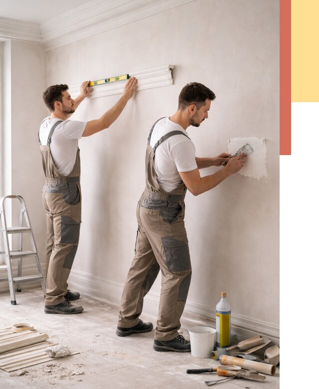 Монтаж лепнины на стены в Тынде от 4625 руб. — недорого, быстро | ОТДЕЛОЧНИК-Тнд