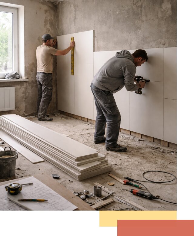 Монтаж ПВХ панелей на стены в Тынде качественно и быстро