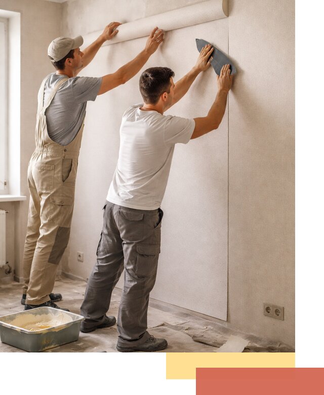 Поклейка виниловых обоев в Тынде профессионально и качественно