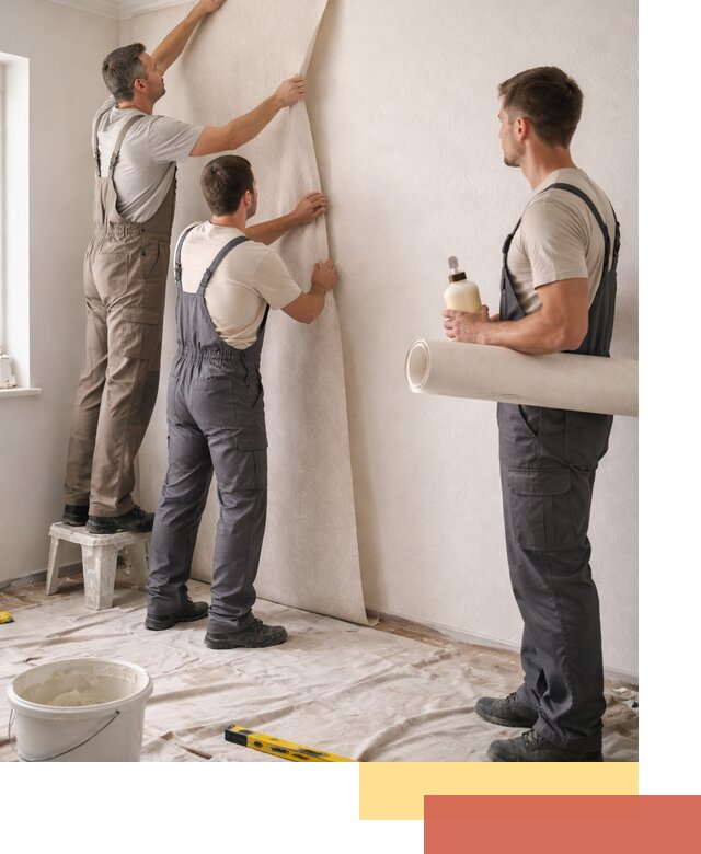 Оклейка стен обоями в Тынде — качественно и профессионально