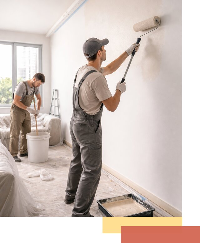 Покраска стен в офисе в Тынде — быстрый и качественный ремонт