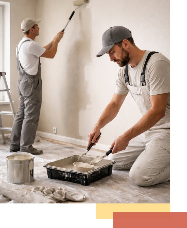 Покраска стен в квартире в Тынде — профессионально и аккуратно