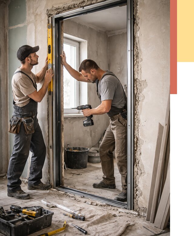 Закладка дверного проема в Тынде от 3597 руб. — быстро и недорого | ОТДЕЛОЧНИК-Тнд