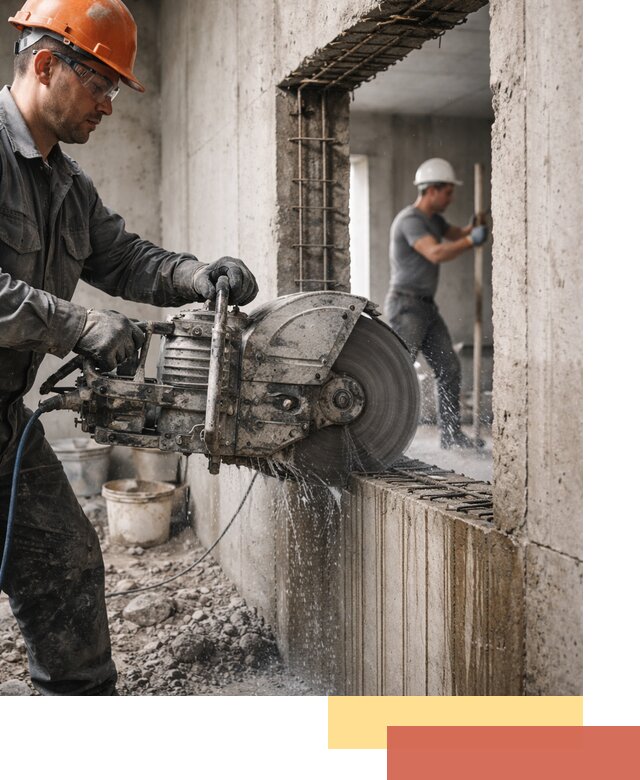 Алмазная резка проемов в Тынде быстро и точно