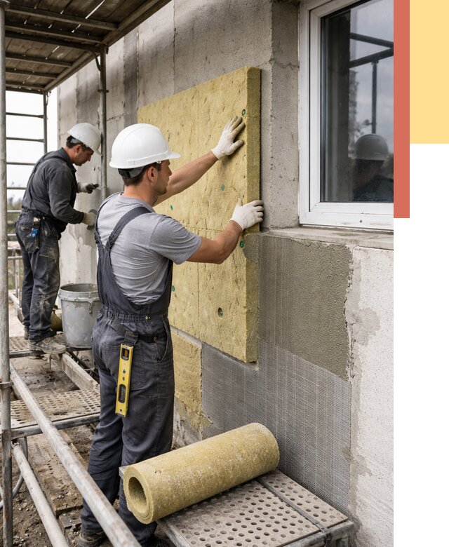 Утепление стен в Тынде от 4419 руб. под ключ — быстро и недорого | ОТДЕЛОЧНИК-Тнд