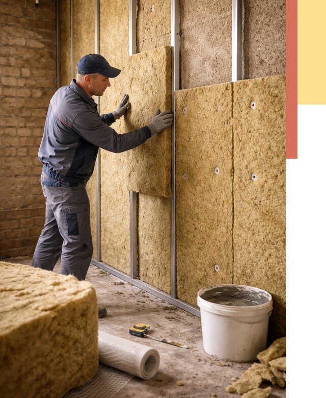 Утепление стен минватой в Тынде от 1387 руб./м2 — недорого и быстро | ОТДЕЛОЧНИК-Тнд