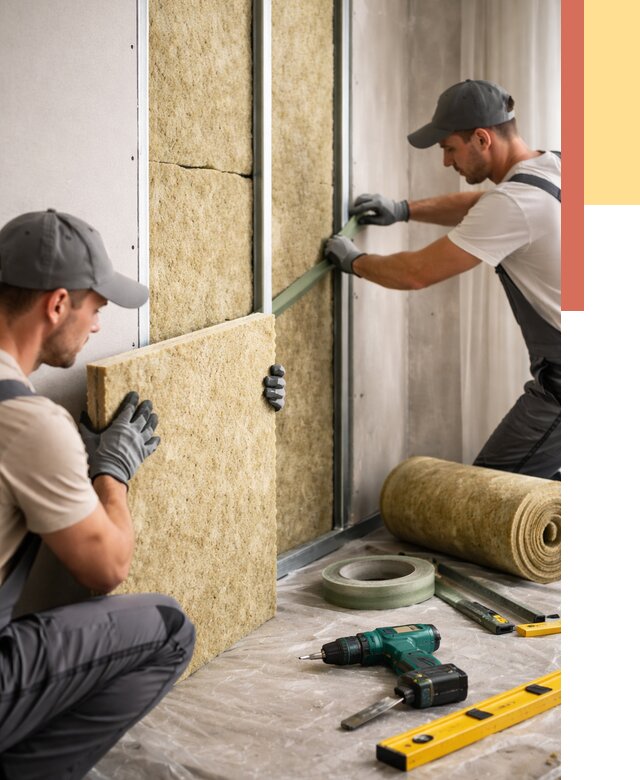 Шумоизоляция стен в Тынде под ключ от 1901 руб. | ОТДЕЛОЧНИК-Тнд