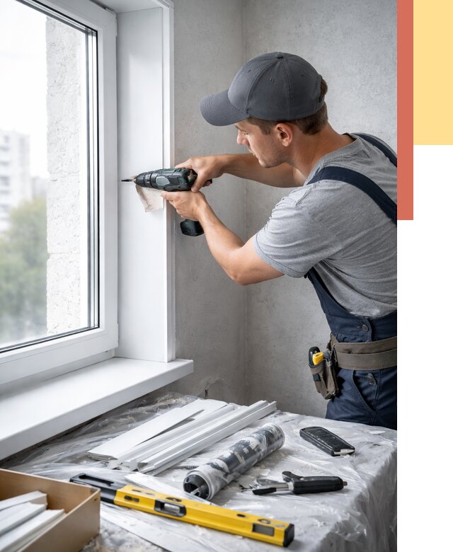 Установка пластиковых откосов в Тынде от 2312 руб. | ОТДЕЛОЧНИК-Тнд монтаж, быстро и недорого