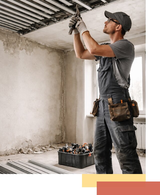 Демонтаж реечного потолка в Тынде быстро и аккуратно