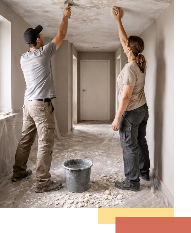 Удаление побелки с потолка в Тынде — быстро и аккуратно