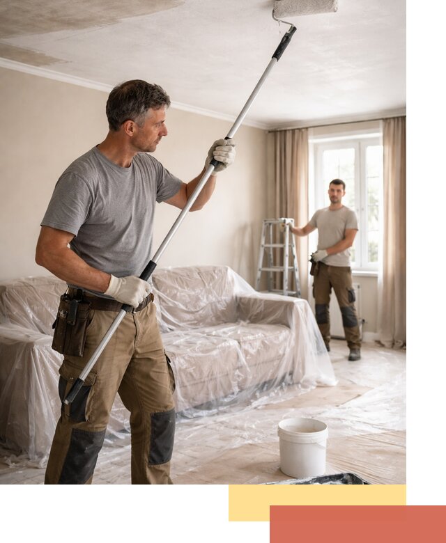 Грунтовка потолка в Тынде — подготовка под покраску и отделку