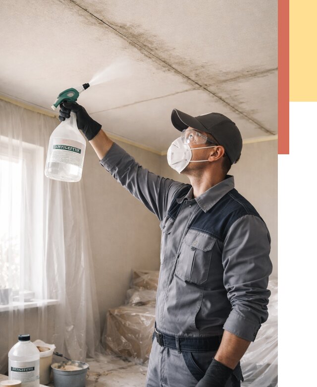 Антисептическая обработка потолка в Тынде от 2569 руб. | ОТДЕЛОЧНИК-Тнд