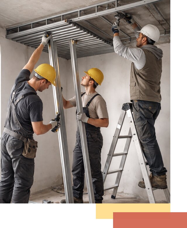 Монтаж реечного потолка под ключ в Тынде