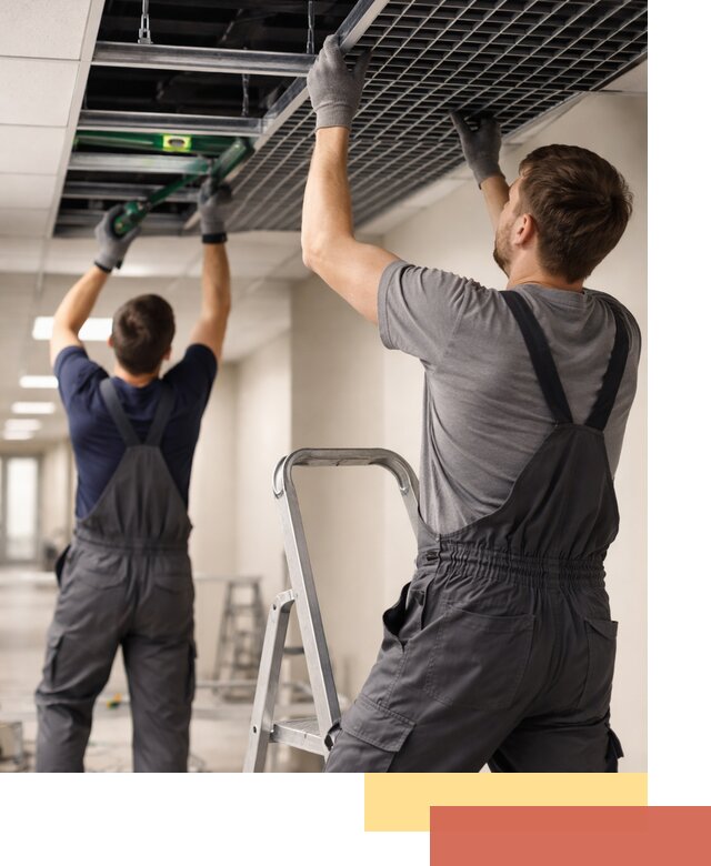 Монтаж потолка Грильято в Тынде: установка под ключ качественно