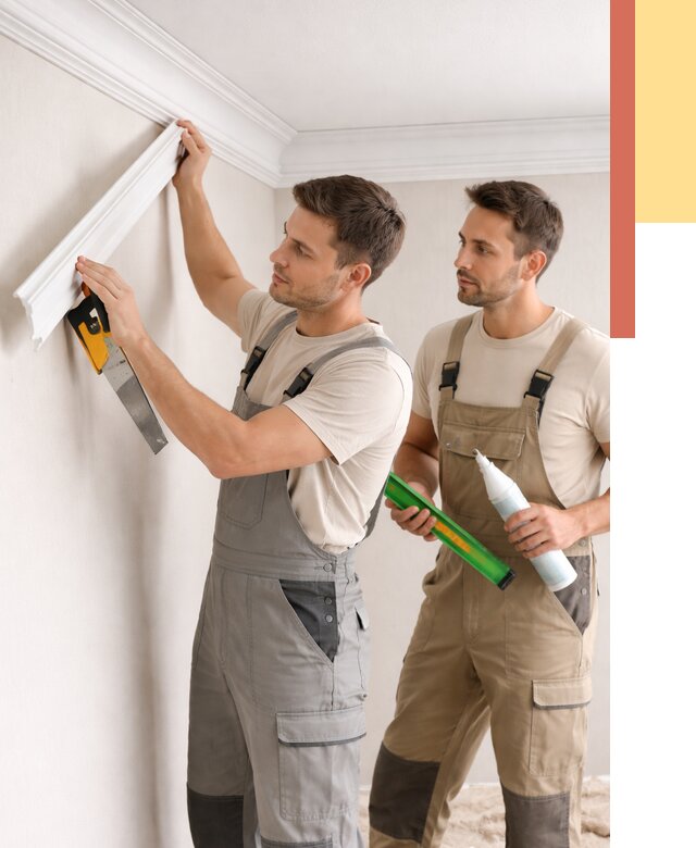 Монтаж потолочного плинтуса в Тынде от 2364 руб. — быстро и недорого | ОТДЕЛОЧНИК-Тнд