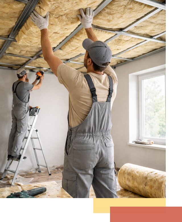 Утепление потолка под ключ в Тынде качественно и быстро