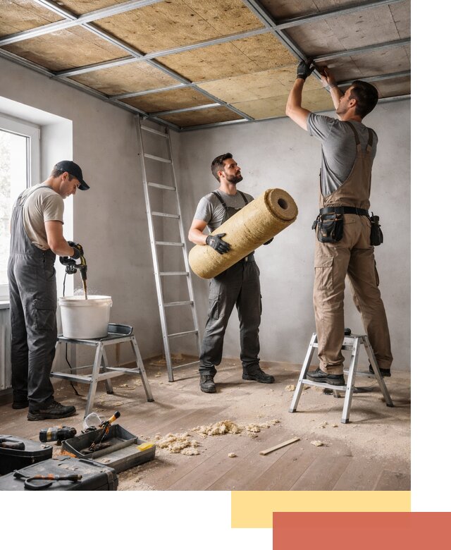 Шумоизоляция потолка в Тынде: профессиональный монтаж и отделка